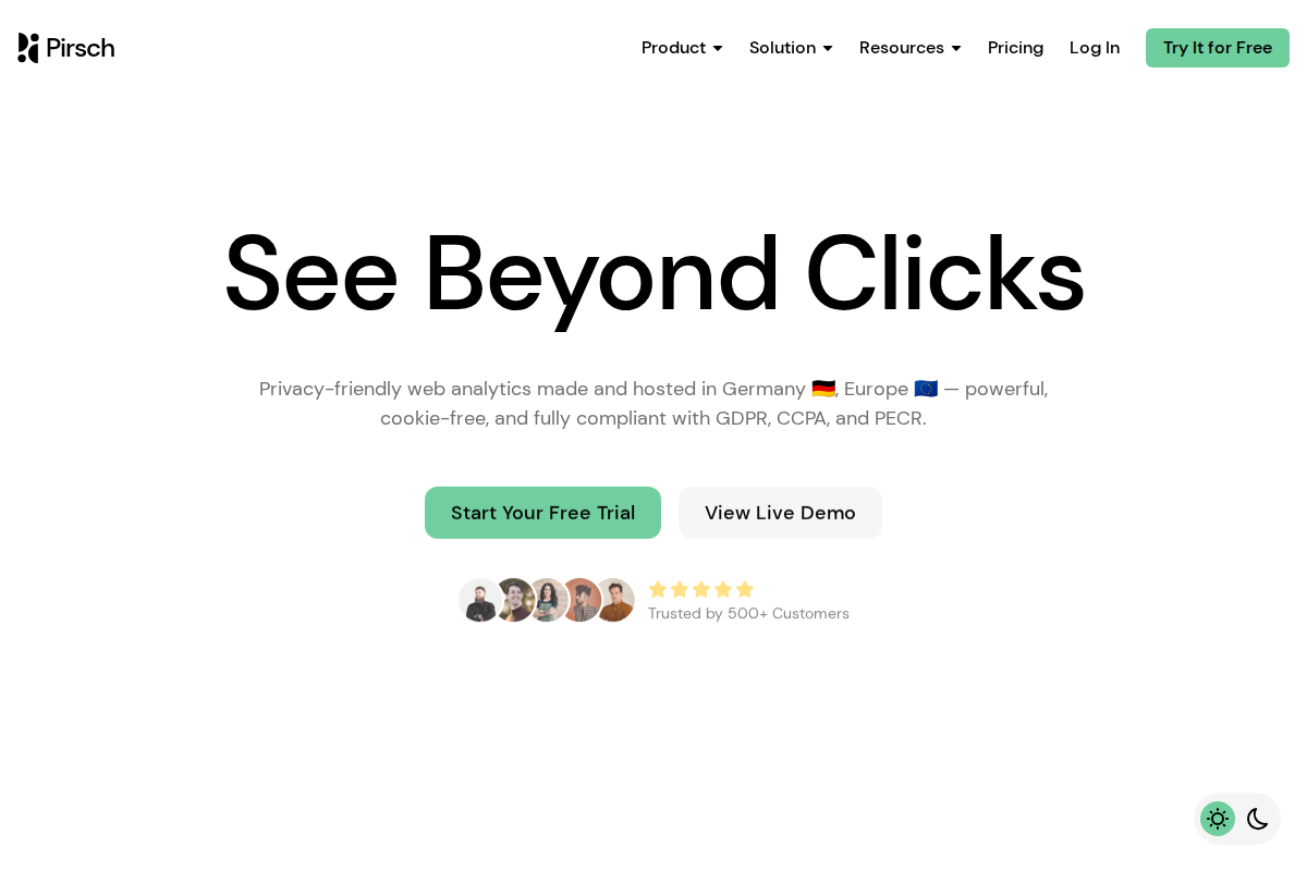 Captura de pantalla de Pirsch