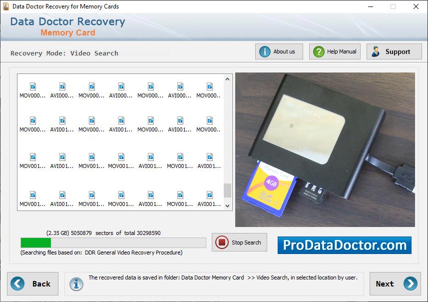 Captura de pantalla de Recover Deleted File
