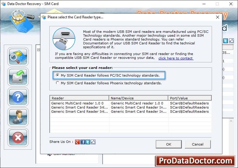 Captura de pantalla de SIM Card Contacts Restore