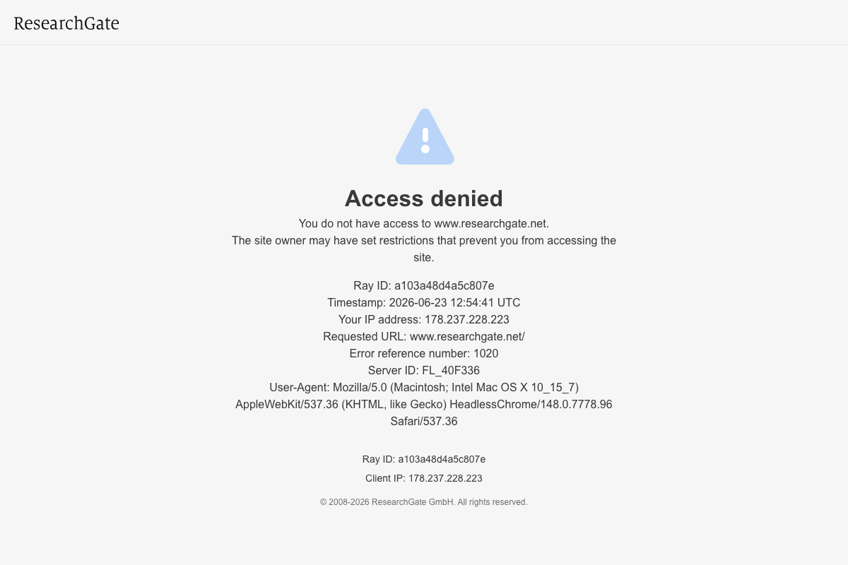 Captura de pantalla de ResearchGate