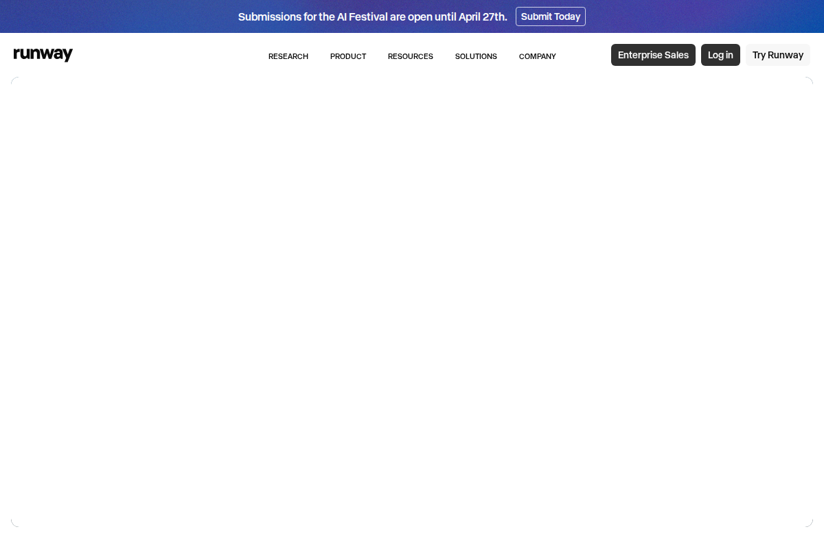 Captura de pantalla de Runway Gen-3 Alpha