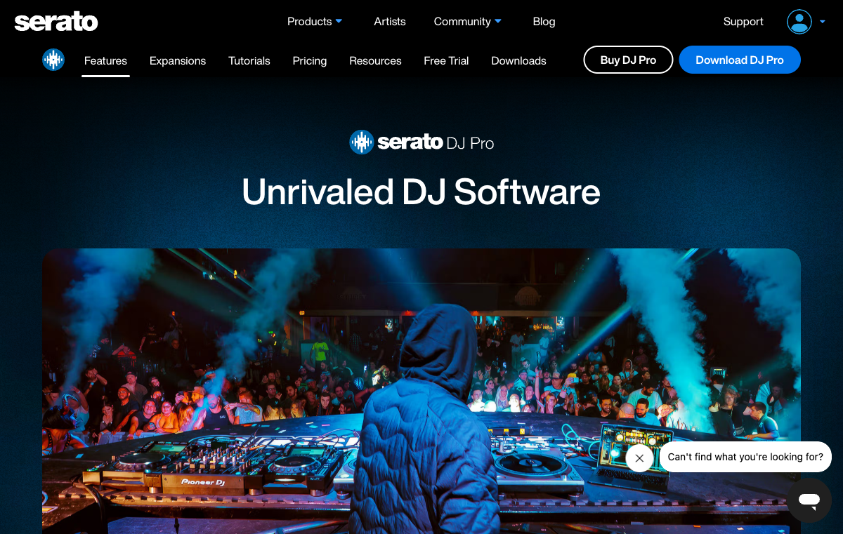 Captura de pantalla de Serato DJ Pro