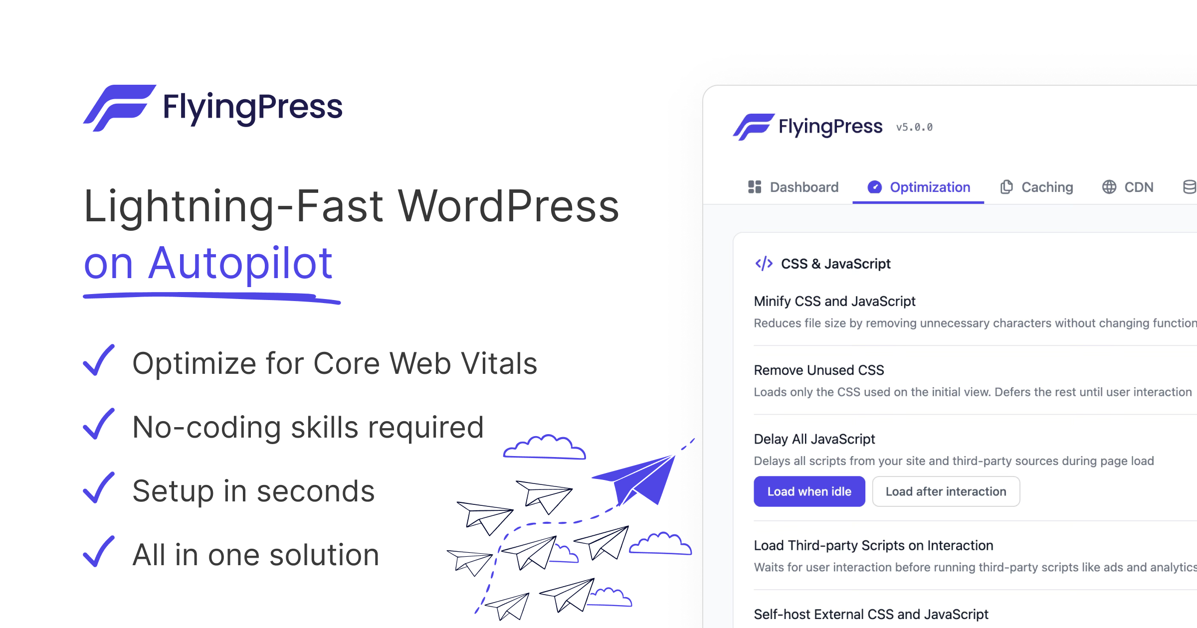 Captura de pantalla de FlyingPress
