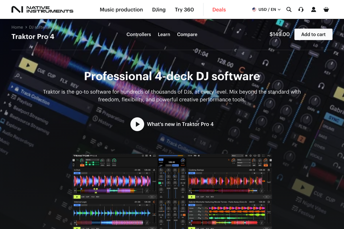 Captura de pantalla de Traktor Pro 4