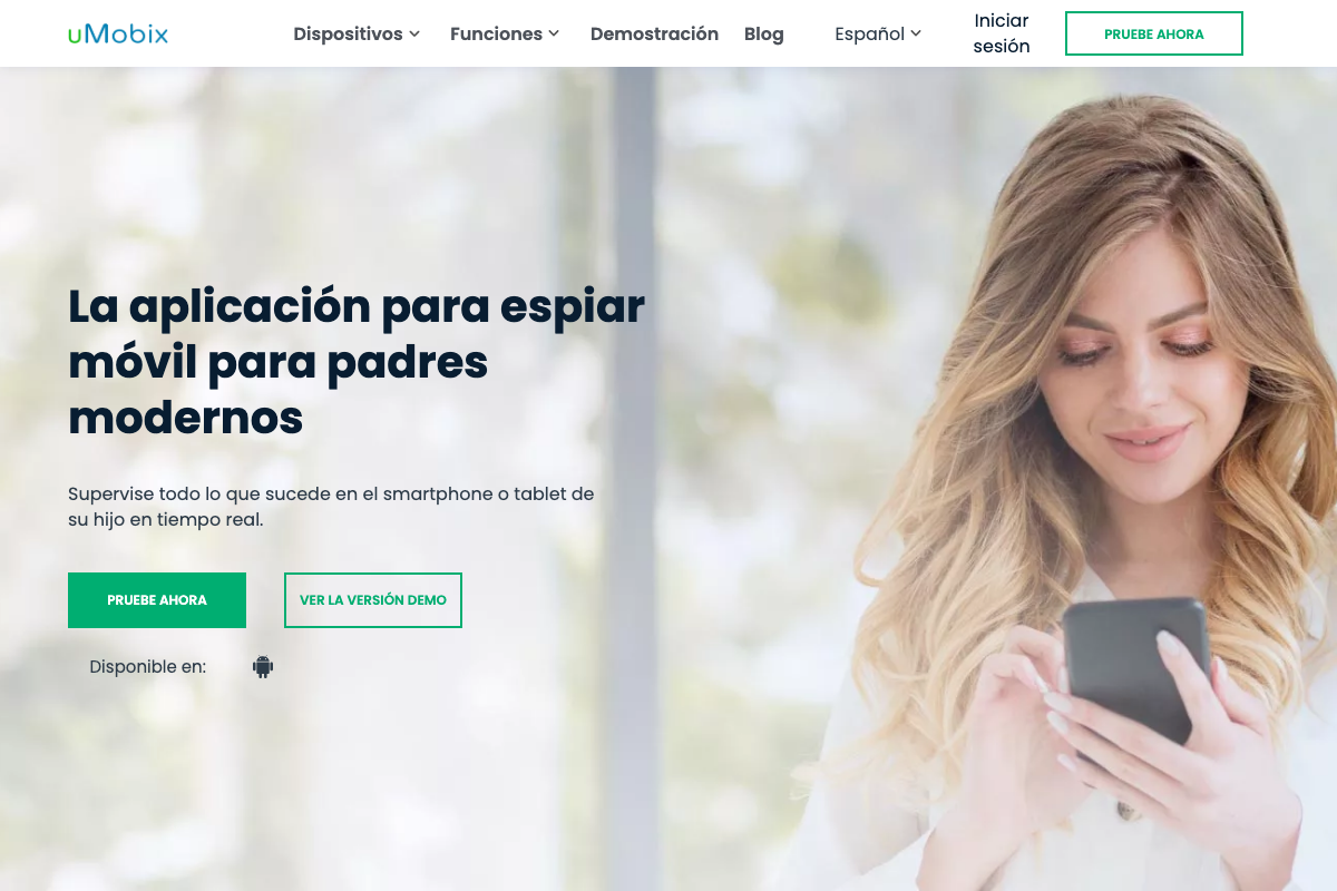 Captura de pantalla de uMobix