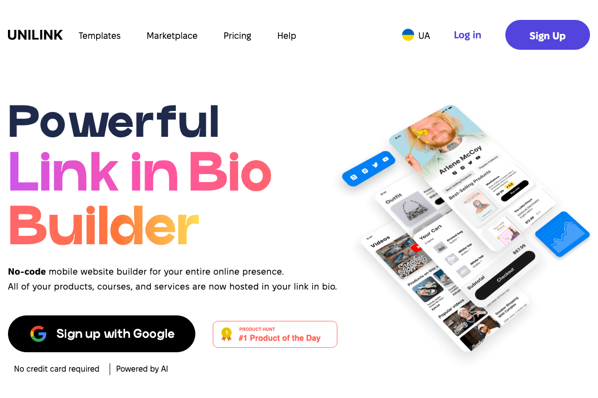 Captura de pantalla de UniLink