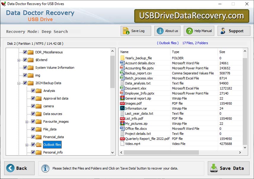 Captura de pantalla de Files Recovery Software